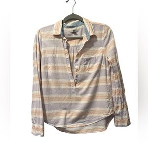 J Crew Collared Henley Size 4